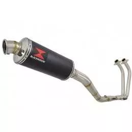 YZF R3 YZF R25 2015 - 2017 Decata Ligne complète + Silencieux Rond Noir En Inox 300mm