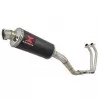 YZF R3 YZF R25 2015 - 2017 Decata Ligne complète + Silencieux Rond Noir En Inox 300mm