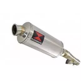 Honda NC 700 750 Integra 700 750 Tube de raccord + Silencieux Ovale Inox 300mm