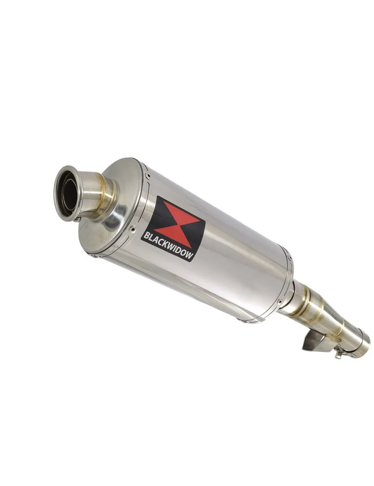 Honda NC 700 750 Integra 700 750 Tube de raccord + Silencieux Ovale Inox 300mm