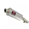 Honda NC 700 750 Integra 700 750 Tube de raccord + Silencieux Ovale Inox 300mm