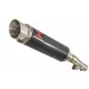Honda NC 700 750 Integra 700 750 Tube de raccord + Silencieux GP Rond En Carbone 360mm
