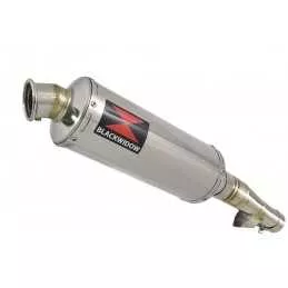 Honda NC 700 750 Integra 700 750 Tube de raccord + Silencieux Rond Inox 300mm