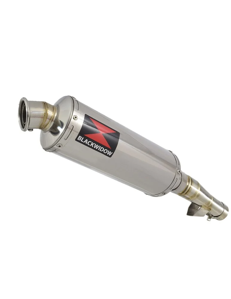 Honda NC 700 750 Integra 700 750 Tube de raccord + Silencieux Rond Inox 300mm