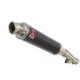 Honda NC 700 750 Integra 700 750 Tube de raccord + Silencieux Rond En Carbone 350mm