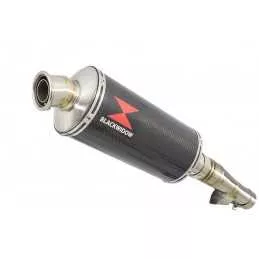 Honda NC 700 750 Integra 700 750 Tube de raccord + Silencieux Ovale En Carbone 300mm
