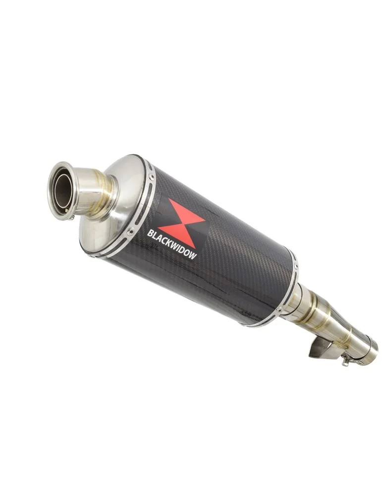 Honda NC 700 750 Integra 700 750 Tube de raccord + Silencieux Ovale En Carbone 300mm