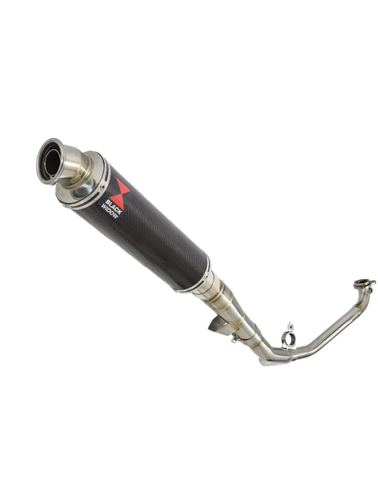 Honda NC 700 750 Integra 700 750 Decata Ligne complètes / Silencieux Rond En Carbone 350mm