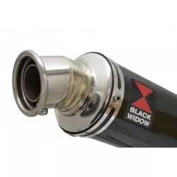 Honda NC 700 750 Integra 700 750 Decata Ligne complètes / Silencieux Rond En Carbone 350mm