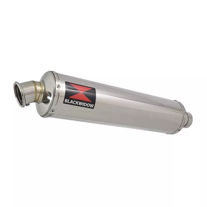 HONDA NT650 NT 650 DEAUVILLE Tube de raccord et Silencieux Rond En Inox 450mm