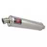 HONDA NT650 NT 650 DEAUVILLE Tube de raccord et Silencieux Rond En Inox 450mm