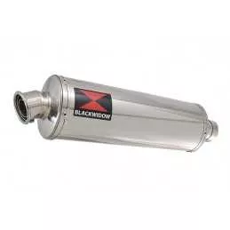HONDA NT650 NT 650 DEAUVILLE Tube de raccord et Silencieux Ovale En Inox 400mm