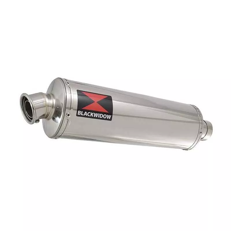 HONDA NT650 NT 650 DEAUVILLE Tube de raccord et Silencieux Ovale En Inox 400mm