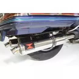 GL1500 GL 1500 GOLDWING Exhaust Silencieuxs Rond En Inox 450mm