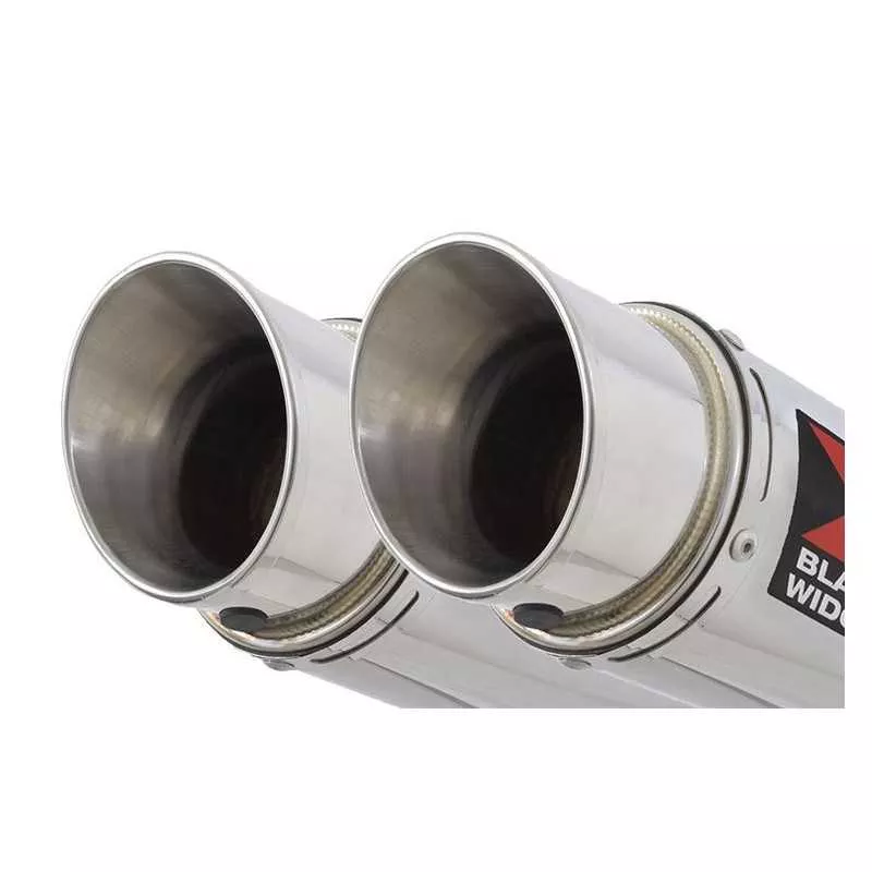 GL1500 GL 1500 GOLDWING Kit / Silencieux Rond GP Style En Inox 350mm