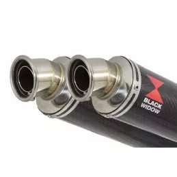 GL1500 GL 1500 GOLDWING Kit / Silencieux GP Rond En Carbone 350mm