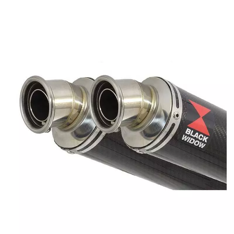 GL1500 GL 1500 GOLDWING Kit / Silencieux Rond En Carbone 350mm