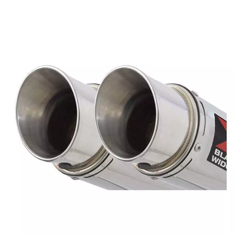 Suzuki DL1000 V-Strom 1000 Silencieux Kit / Silencieux Rond GP Style En Inox 350mm