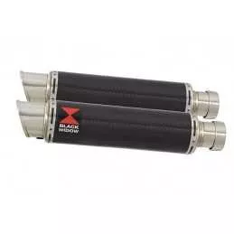 Suzuki DL1000 V-Strom 1000 Silencieux Kit / Silencieux GP Rond En Carbone 350mm