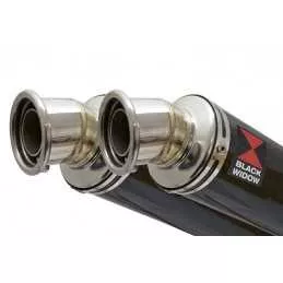 Suzuki DL1000 V-Strom 1000 Silencieux Kit / Silencieux Rond En Carbone 350mm