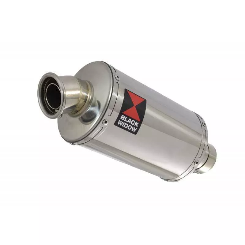 Suzuki RV 125 / RV 250 VAN VAN 2003 - 2018 Silencieux Ovale en Inox 230mm