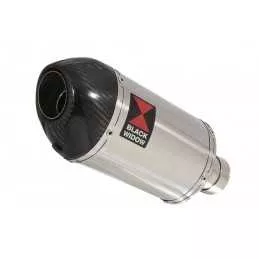 YBR 125 2005 - 2017 Ligne complète & Silencieux Ovale en Inox + Canule en Carbone 200mm