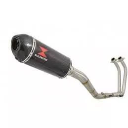 YZF R3 YZF R25 2015 - 2017 Decata Ligne complète + Silencieux Ovale En Carbone 300mm