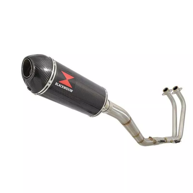YZF R3 YZF R25 2015 - 2017 Decata Ligne complète + Silencieux Ovale En Carbone 300mm