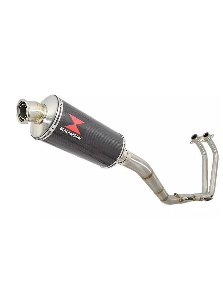 YZF R3 YZF R25 2015 - 2017 Decata Ligne complète + Silencieux Ovale En Carbone 300mm
