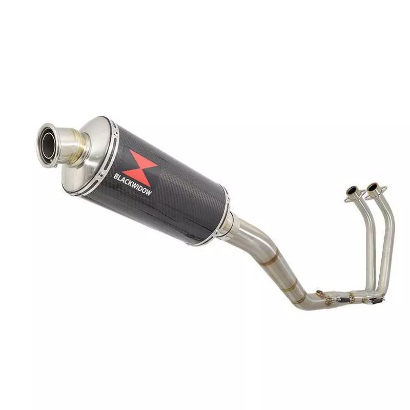 YZF R3 YZF R25 2015 - 2017 Decata Ligne complète + Silencieux Ovale En Carbone 300mm