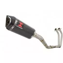YZF R3 YZF R25 2015 - 2017 Decata Ligne complète + Silencieux Hexagonale En Carbone 300mm