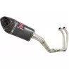 YZF R3 YZF R25 2015 - 2017 Decata Ligne complète + Silencieux Tri Ovale En Carbone 250mm