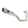 YZF R3 YZF R25 2015 - 2017 Decata Ligne complète + Silencieux Rond GP Style En Inox 230mm