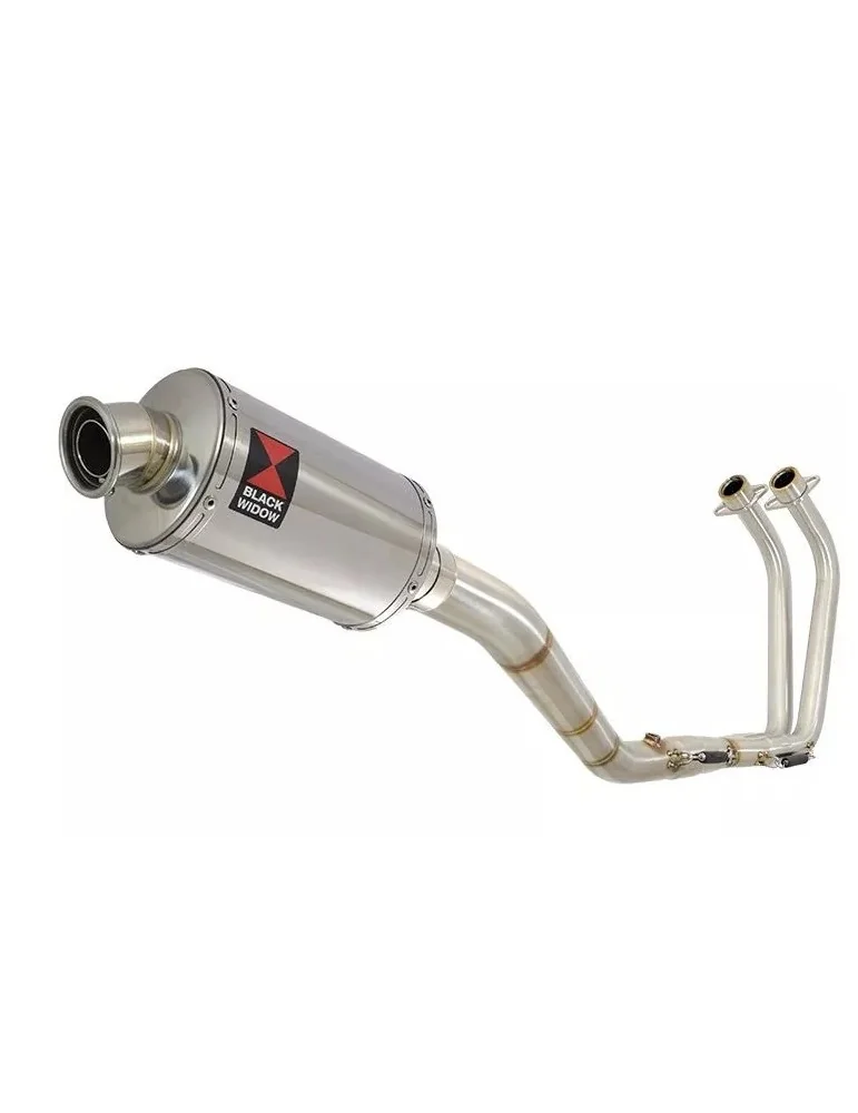 YZF R3 YZF R25 2015 - 2017 Decata Ligne complète + Silencieux Ovale En Inox 230mm