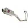 YZF R3 YZF R25 2015 - 2017 Decata Ligne complète + Silencieux Ovale En Inox 230mm
