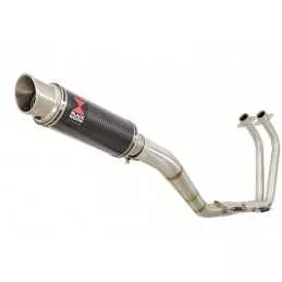 YZF R3 YZF R25 2015 - 2017 Decata Ligne complète + Silencieux GP Style Rond En Carbone + Canule en Titane 230mm