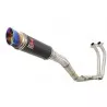 YZF R3 YZF R25 2015 - 2017 Decata Ligne complète + Silencieux GP Style Rond En Carbone + Canule en Inox Anodisé 230mm