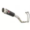 YZF R3 YZF R25 2015 - 2017 Decata Ligne complète + Silencieux GP Style Rond En Carbone 230mm
