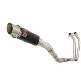 YZF R3 YZF R25 2015 - 2017 Decata Ligne complète + Silencieux GP Style Rond Noir En Inox 230mm