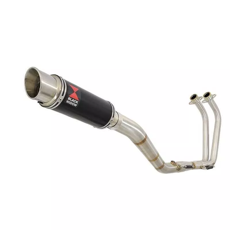 YZF R3 YZF R25 2015 - 2017 Decata Ligne complète + Silencieux GP Style Rond Noir En Inox 230mm
