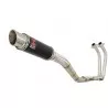 YZF R3 YZF R25 2015 - 2017 Decata Ligne complète + Silencieux GP Style Rond Noir En Inox 230mm