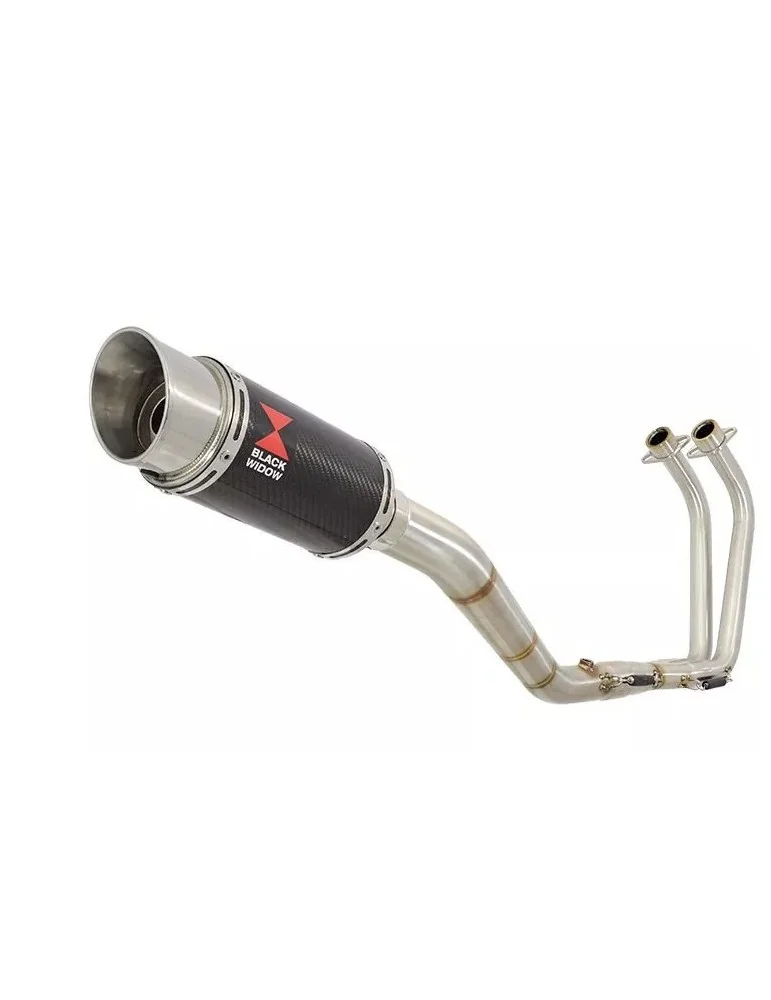 YZF R3 YZF R25 2015 - 2017 Decata Ligne complète + Silencieux Rond En Carbone 200mm