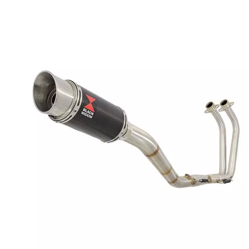 YZF R3 YZF R25 2015 - 2017 Decata Ligne complète + Silencieux Rond En Carbone 200mm