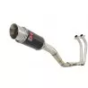 YZF R3 YZF R25 2015 - 2017 Decata Ligne complète + Silencieux Rond En Carbone 200mm