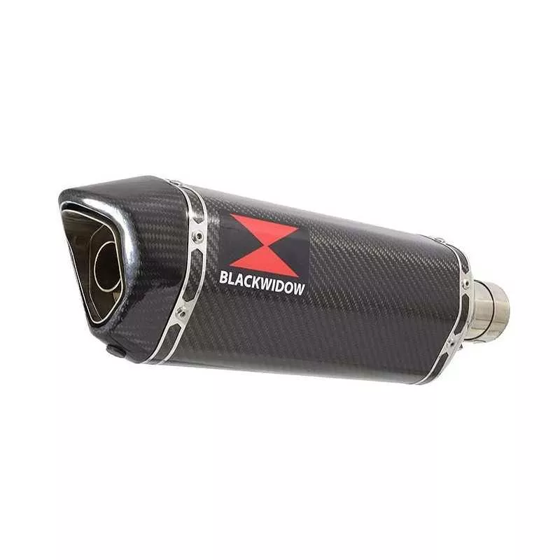 HONDA NT650 NT 650 DEAUVILLE Tube de raccord et Silencieux Hexagonale En Carbone + En Carbone Tip 300mm