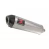 KAWASAKI ZX7R ZX-7R Ligne complète & Silencieux Ovale En Inox + Canule En Carbone 400mm