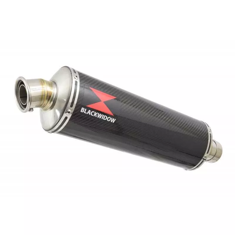 KAWASAKI ZX7R ZX-7R Ligne complète & Silencieux Ovale En Carbone 400mm