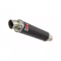 KAWASAKI ZX7R ZX-7R Ligne complète & Silencieux Rond En Carbone 350mm