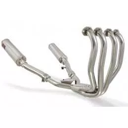 ZZR400 ZZR 400 4-2 Ligne complètes & Rond Silencieux En Inox 450mm