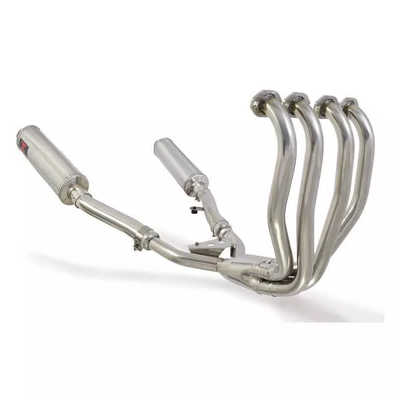 ZZR400 ZZR 400 4-2 Ligne complètes & Rond Silencieux En Inox 450mm